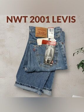 NWT! 2001 Levi’s 505 Regular Fit Jeans Men’s 34